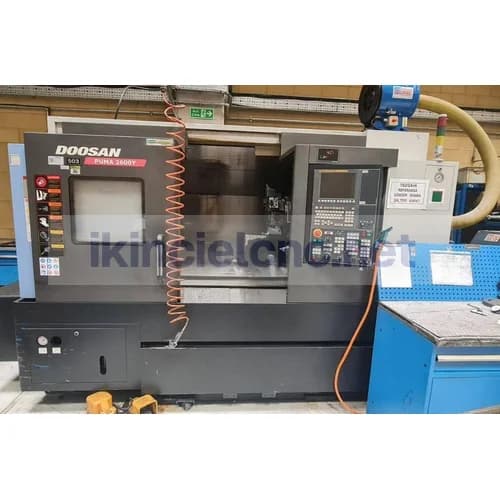 DOOSAN PUMA 2600CY 2014 MODEL C VE Y EKSENLI 10 İNÇ TORNA - İkinci el makine ilanı