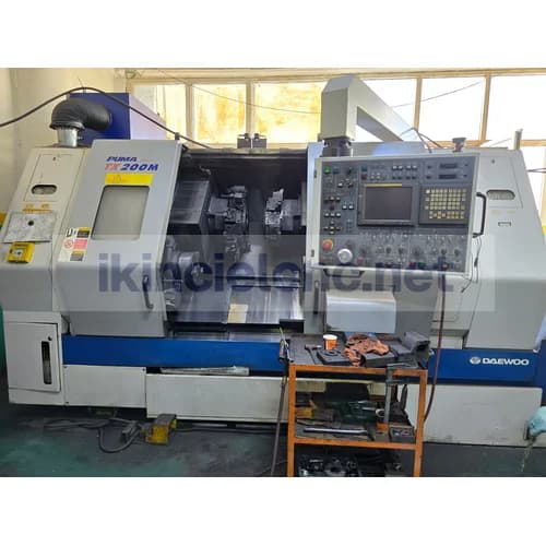Daewoo Puma TX200M CNC Torna 6 Eksenli Çift Taret Çift Spindle