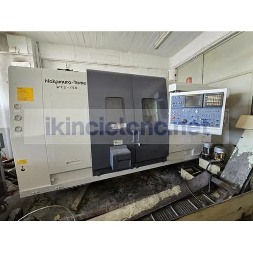 Nakamura Time WTS-150 CNC Tornalama Merkezi – 2002 Model, Çift Spindle, 3 Taret, C ve Y Eksen