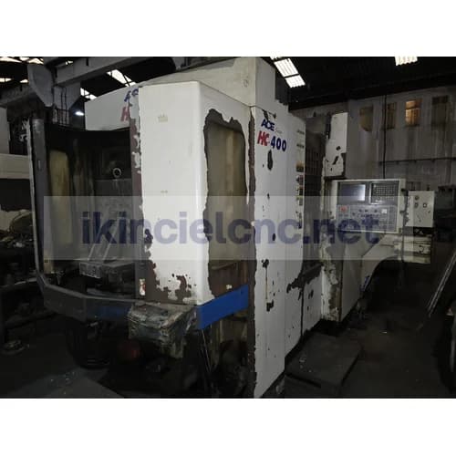 DAEWOO ACE HC400 BT40 TAKIM TUTUCU FANUC KONTROL CNC YATAY İŞLEME MERKEZİ