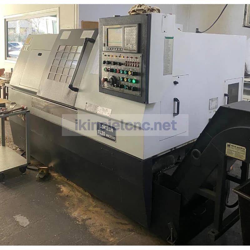 LOKESH TL20 CNC TORNA 8 İNÇ LİNEER KIZAK FANUC KONTROL