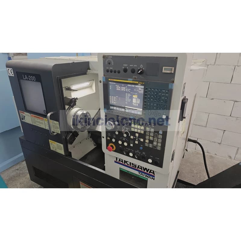 TAKISAWA LA200 8 İnç 2022 Model CNC Torna